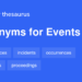 Another Word for Events