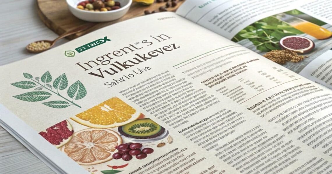 Ingredients in Vullkozvelex