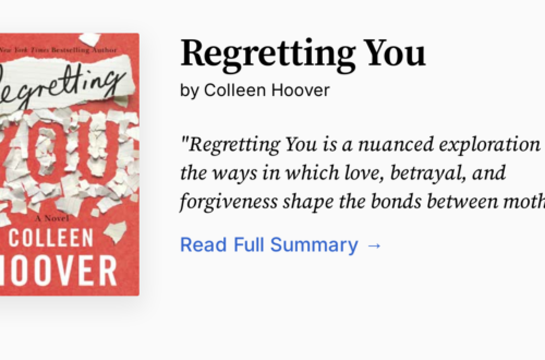 regretting you summary