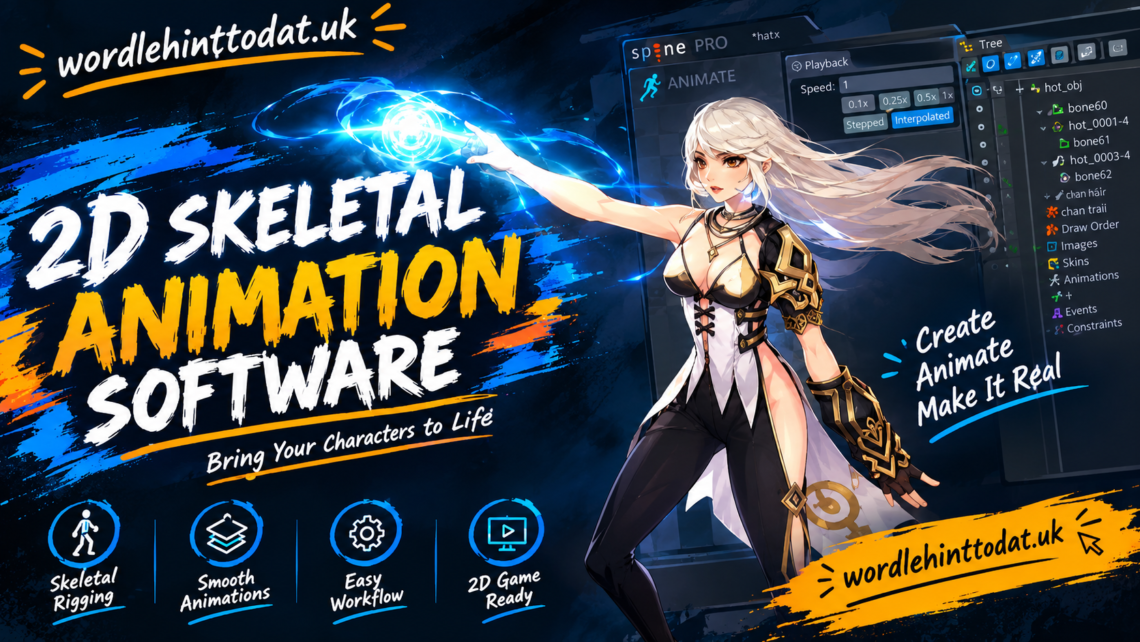 2d skeletal animation software