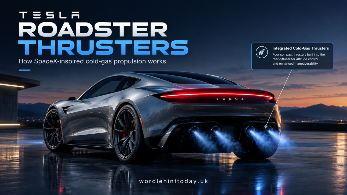 tesla roadster thrusters