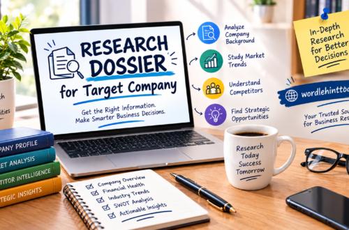 research dossier for target company