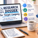 research dossier for target company